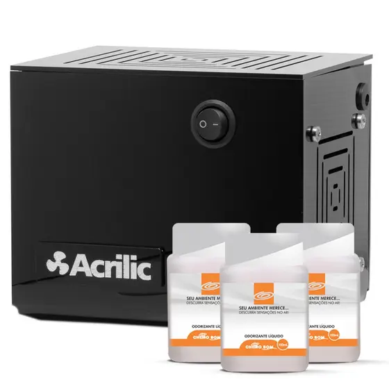 Aromatizador Elétrico 300m3 Hotel Loja Academia Residência Máquina + refil - Aromatizante Personalizado