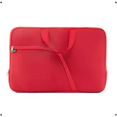 Capa Case Pasta Notebook Vermelha C/Bolso 14/15/17 Polegadas Impermeável Resistente Dia a Dia