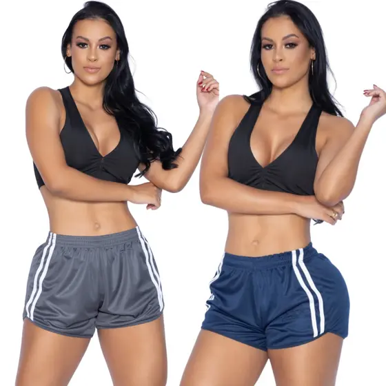 Kit 2 Short Feminino Fitness bermuda para Academia Dry Shorts Esportivo e Dia a Dia
