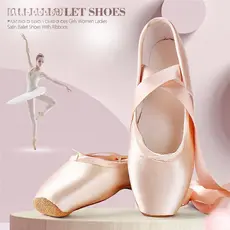 Uqueen Sapatos Profissionais De Ballet Pointe Para Meninas