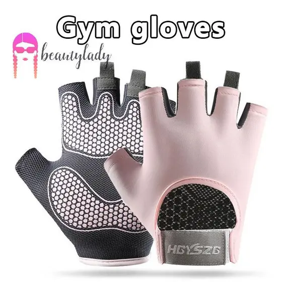 beautymakeup 1 Par De Luvas De Treino Para Homens E Mulheres , Academia , Exercícios De Escalada , Cinto De Pulso , Abso