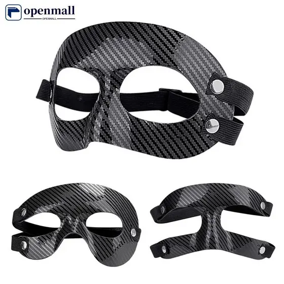 OMALL 1Pc Futebol Meia Face Máscara Anticolisão Decoração De Festa De Halloween PVC Equipamento De Proteção Esportiva S7