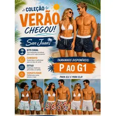 Kit Short Mozão Tactel Conjunto Casal Mauricinho Verão Moda Praia Combinadinho Academia Namorados