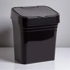 Lixeira de Pia 2,8L Basic com Tampa – Organização e Higiene para Cozinha