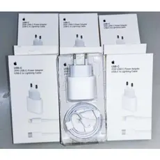 kit 10 Carregador Turbo 20w P/ iPhone 8 Plus X Xr 11 12 13 Pro Max 14 ct-201
