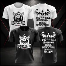 Kit Camisas/Regatas Darkness Dry Fit Esporte - Academia - Treino