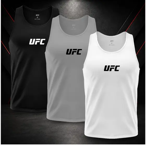 Kit Regata Dry Fit UFC Esportiva para Academia/Luta