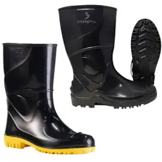 Bota Galocha de PVC Impermeável Antiderrapante Cano Médio Ideal para Motoboy, Pesca, Construção e Limpeza Profissional