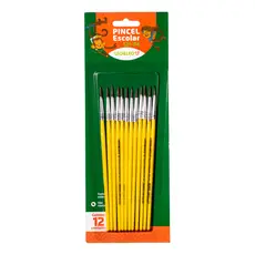 Pincel ARTISTICO Redondo, Escolar Nº: 121-04 Pct/12 Leoeleo