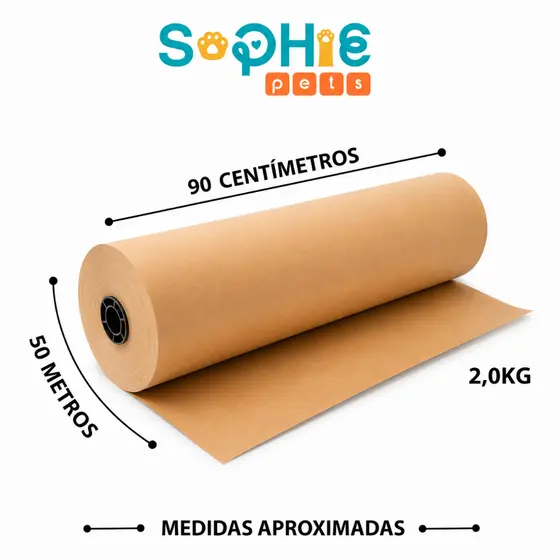 Papel Bobina Rolo Semi Kraft Pardo Embalagem 90cmx50m 60cmx50m 15cmx50m 30cmx50m 45cmx50m  Embalagem