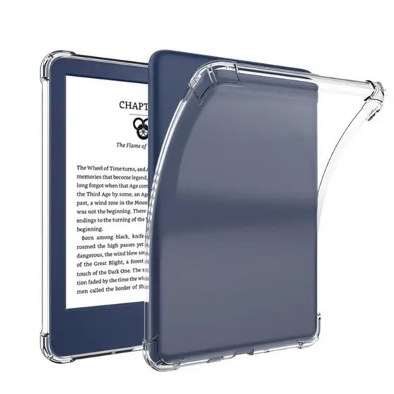 Capa Protetora Anti-Queda Soft TPU Transparente Para Kindle 2022 2019 10a Geração 11a 6,0 Polegadas Profissional