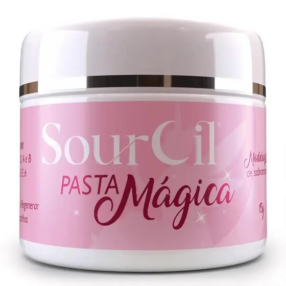 Gel Para Sobrancelhas Pasta Magica Brow Lamination Modelagem Nutrição Sourcil Vitaminas e Omega 15g