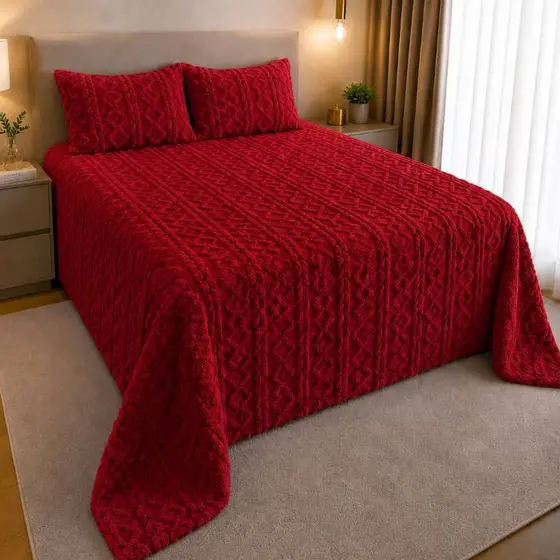 KIT MANTA FOFINHA FOFÃO CASAL QUEEN 2,40X2,60 ACONCHEGO ANTIALÉRGICA COM FRONHAS