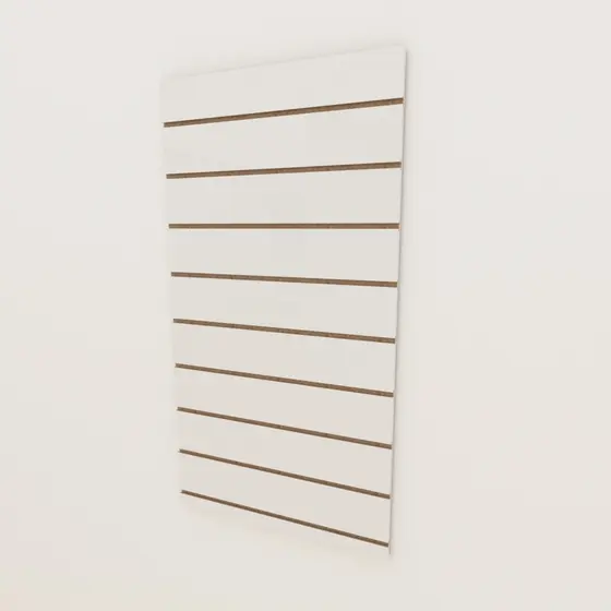Expositor mdf painel canaletado 120x60 Branco kit painel canelado painel mdf loja
