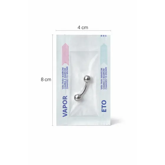 150 unidades 5X8xm , Envelope, Grau cirúrgico, Auto clave, pra Bodypiercing, Piercing, termosselante. somente o envelope