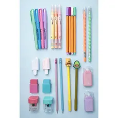 Kit Marca Texto Marcadores Cores Pastel Caneta FineLine Escolar Barato Papelaria Criativa Fofa Escritório Kawaii 2026