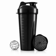 Coqueteleira shaker 1 litro diferenciada com esfera misturadora e peneirinha