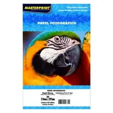 Kit 600 Folhas Papel Fotografico A4 Glossy 180g Masterprint