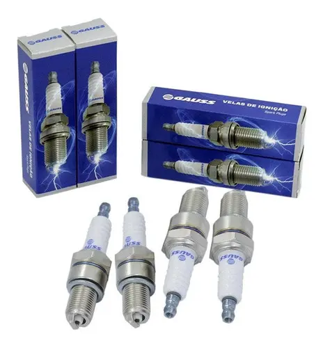 Kit Jogo 4 Velas Fiat 147 1050 / 1300 Álcool