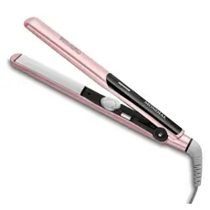 Prancha Chapinha Alisadora Mondial P-20 Golden Bivolt Giratório Rosa Chapas Flutuantes, Cabo 360°