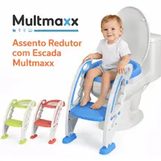 Assento Redutor Infantil com Escada para Vaso Sanitário Troninho Privadinha Escadinha Desfralde