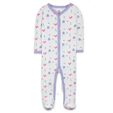 PIJAMA KIDZ COM PEZINHO - PURPLE