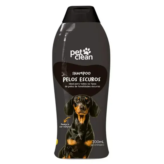 Shampoo Pelos Escuros 700ml Pet Clean