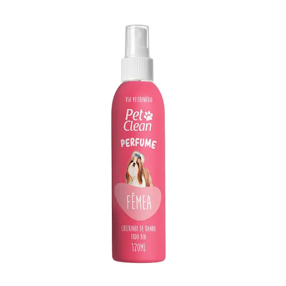 Perfume para Cães e Gatos Fêmea 120ml Pet Clean