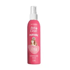 Perfume para Cães e Gatos Fêmea 120ml Pet Clean