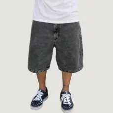 Bermuda Baggy Jeans Masculina Balão Streetwear Oversized