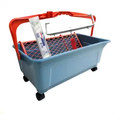Kit Caçamba Pintura 25L + Rolo Antirrespingo c/ Suporte 46cm Compel