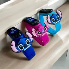 Relógio Digital Infantil Stitch para Presentes