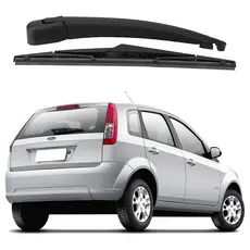 Braço do Limpador de Para-brisas traseiro + Palheta traseira P/ Ford Fiesta Rocam 41,5cm