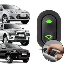 Botão Vidro Elétrico Interruptor LED Verde Ford Fiesta Ecosport Ranger Ecosport 2004 até 2014
