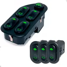 Kit Botão Interruptor Vidro Ford Fiesta Ecosport Ranger 2003 - 2011 Completo