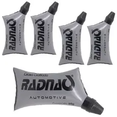 Kit com 5 UN Graxa Grafitada Lubrificante de Chassi Juntas Homocinéticas 80g para Carro Radnaq