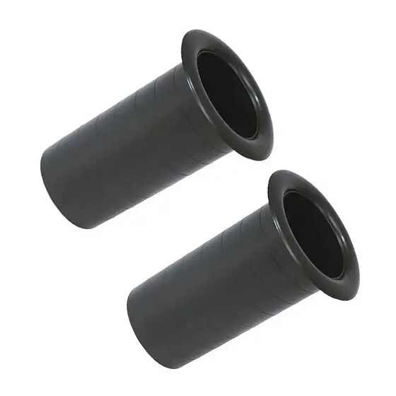 Kit 2 Cilindros Dutos p/ Caixa de Som Automotivo 2 Polegadas Plástico ABS