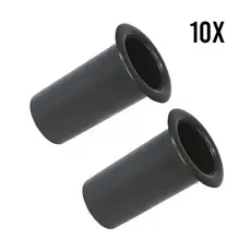 Kit 10 Dutos Aero 2 Pol. ABS Caixa Acústica Selada Subwoofer Ventilação Som Grave