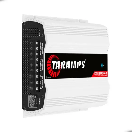 Módulo Amplificado Taramps DS800x4 800w p/ Carro Rms 4 Canais 2 Ohms