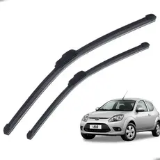 Par de Palhetas para Ford Ka 2008 até 2013 Gancho Limpador do Para brisa Automotiva Silicone Cinoy