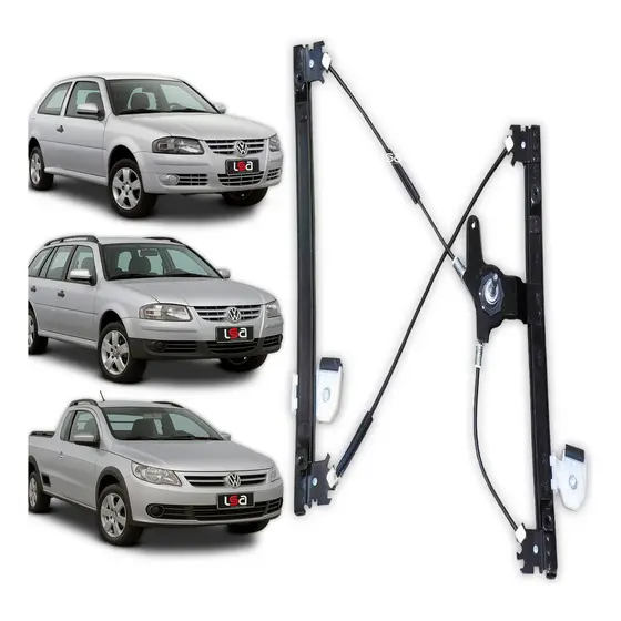 Máquina de Vidro Manual Dianteiro Direito Volkswagen Gol 1998-2014 Custo-Benefício Ideal para Reposição de Peças