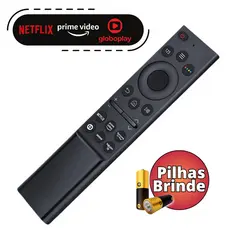 Controle Remoto Compatível Com Samsung Tv Botões Atalho Netflix Globo Prime