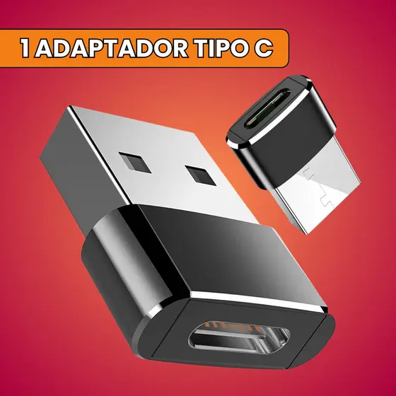 Adaptador Conector USB-C Fêmea Para USB Macho 3.0 Carregamento Dados