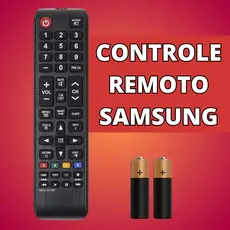 Controle Remoto Compatível Com Samsung Tv 4K Smart Hub - Escolha Seu Kit