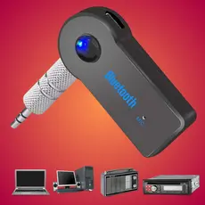 Adaptador Bluetooth P2 Música Som Carro Auxiliar 3.5mm Áudio Sem Fio