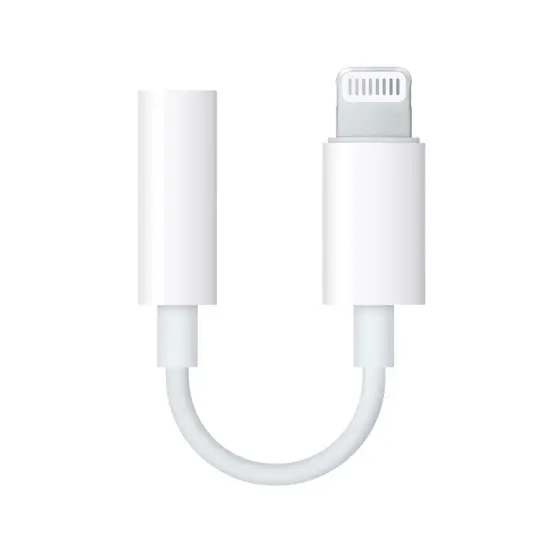Adaptador Compatível Com Lightning Para Fone P2 Conexão Direta