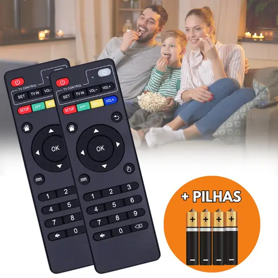 Kit Controle Remoto Para Tv Botões Inteligentes Box Aparelho - Escolha Seu Kit