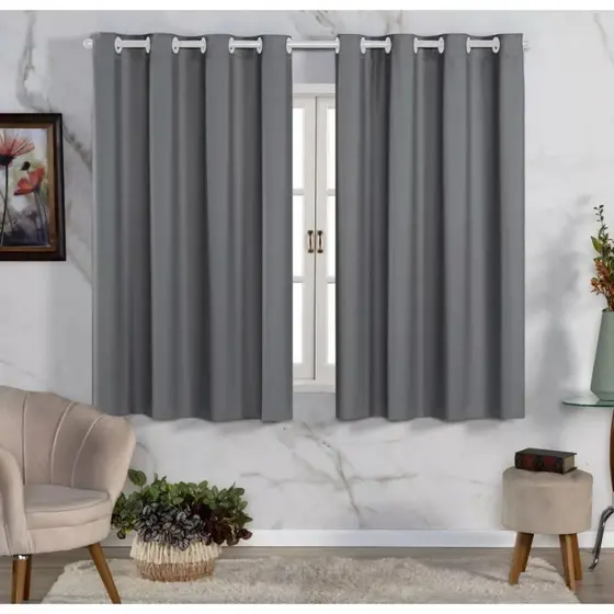 Cortina Blackout PVC 2,0 M X 1,40 M Corta 100% a Luz Sala Quarto Cozinha