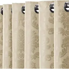 Cortina Jacquard Sala E Quarto 3,00m X 2.60m - Material Premium Luxo Decoração