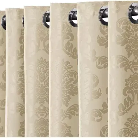 Cortina Jacquard Sala E Quarto 4.00m X 2.80m - Material Premium Luxo Decoração